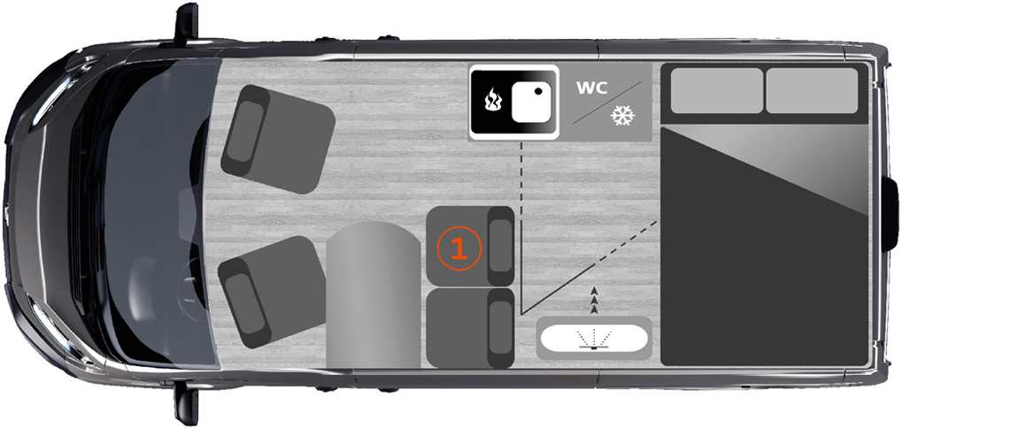 FURGOK&reg; SPACE 540 dormir